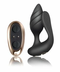 Remote Control Sex Toys Rocks-Off – Cocktail Dual Motored Couples Toy – Black