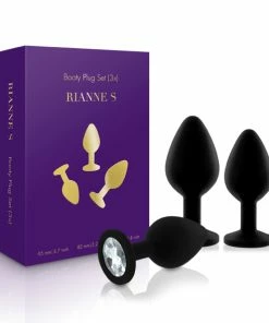 Rianne S RS Soiree – Booty Plug Original Set 3x Black