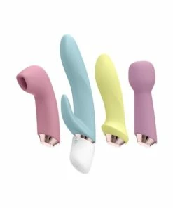 Prostate Massagers Satisfyer – Marvelous Four Multicolor Air Pulse Vibrator Set