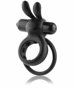 Best Couples Sex Toys Screaming O – Black Ohare Vibrating Cock Ring & Rabbit Ears