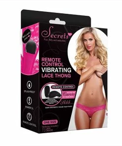 Best Couples Sex Toys Secrets Vibrating Panties Pink Lace Thong Queen Panties With Bullet -Strap-On-Me® Shop unnamed file 4817