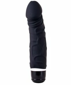 Seven Creations – 7.8 Inch Black Realistic Rechargeable Dildo