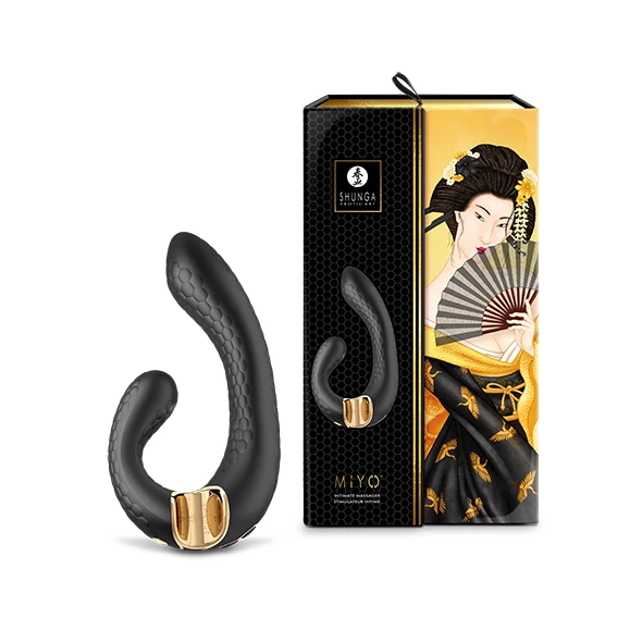 Shunga – Miyo Intimate Massager Black 1 Shunga – Miyo Intimate Massager Black