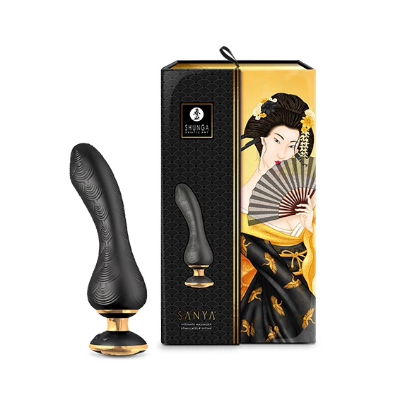 Shunga – Sanya Intimate Massager Black 1 Shunga – Sanya Intimate Massager Black