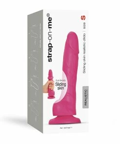 Strap-on-Me Strap On Me – Sliding Skin Realistic Fuschia Dildo Large -Strap-On-Me® Shop unnamed file 5093