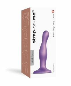 Prostate Massagers Strap-On-Me – Curvy Dildo Plug Metallic Purple Small 11 Prostate Massagers Strap-On-Me – Curvy Dildo Plug Metallic Purple Small -Strap-On-Me® Shop unnamed file 5166