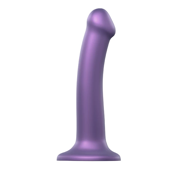 Strap-On-Me – Mono Density Dildo Metallic Shine Purple – Medium 1 Strap-On-Me – Mono Density Dildo Metallic Shine Purple – Medium