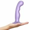 Prostate Massagers Strap-On-Me – P & G Spot Dildo Plug Metallic Lilac Small