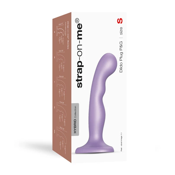Prostate Massagers Strap-On-Me – P & G Spot Dildo Plug Metallic Lilac Small 6 Prostate Massagers Strap-On-Me – P & G Spot Dildo Plug Metallic Lilac Small - Image 6