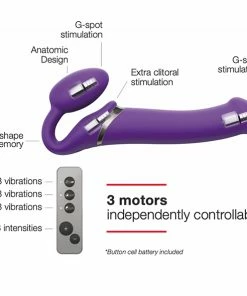 Remote Control Sex Toys Strap-On-Me – Remote Vibrating Bendable Strapless Strap On Purple M -Strap-On-Me® Shop unnamed file 5214