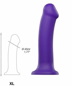 Strap-On-Me – Semi Realistic Dual Density Bendable Dildo Purple Xtra Large -Strap-On-Me® Shop unnamed file 5276