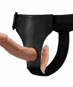 Baile Ultra Passionate Double Dildo Strap On