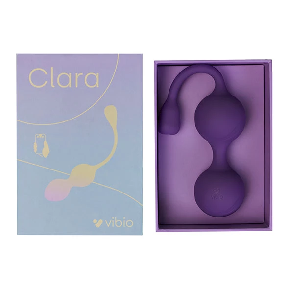 Camming Sex Toys For Her Vibio – Clara Vibrating App Kegel Balls Purple 4 Camming Sex Toys For Her Vibio – Clara Vibrating App Kegel Balls Purple - Image 4