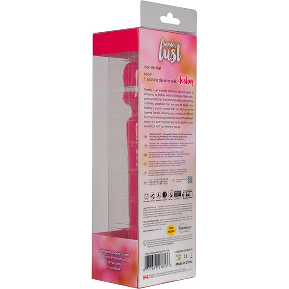 Wonderlust – Destiny Rechargeable Wand Pink 7 Wonderlust – Destiny Rechargeable Wand Pink - Image 7