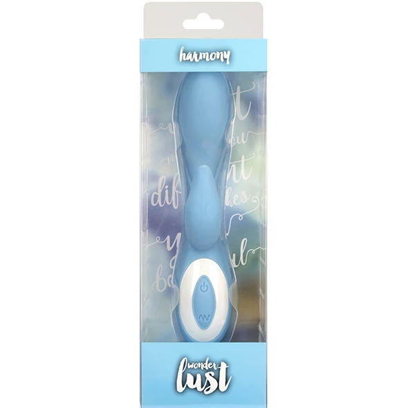 Wonderlust – Harmony Rechargeable Rabbit Vibrator Blue 6 Wonderlust – Harmony Rechargeable Rabbit Vibrator Blue - Image 6
