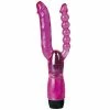 Best Couples Sex Toys Xcel – Double Penetration Vibrating Dildo – Purple