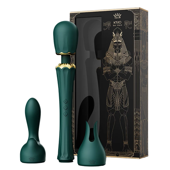 Zalo -Kyro Best Wand Vibrator Turquoise Green 13 Zalo -Kyro Best Wand Vibrator Turquoise Green - Image 13
