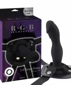 Chisa – R.G.B Rumpy Pumpy 5.9 Inch Strap On