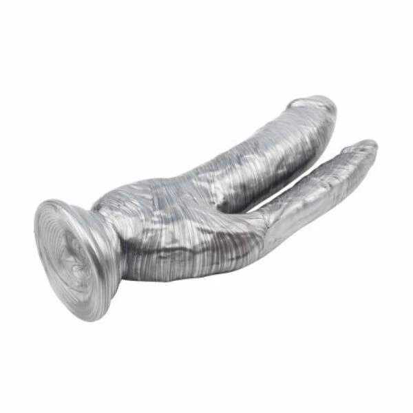 Dark Muscle – Ivana Havesex Silver Double Penetrator Dildo 6 Dark Muscle – Ivana Havesex Silver Double Penetrator Dildo - Image 6