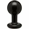 Her Deluxe Sex Toys Doc Johnson – Round Medium Butt Plug Black