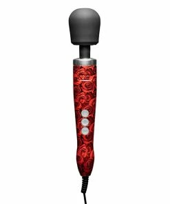 DOXY – Die Cast Massage Wand Vibrator Rose Pattern