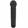 FAAK Black Silicone Rechargeable Wand Vibrator