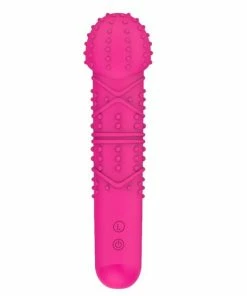 FAAK Pink Silicone Rechargeable Wand Vibrator