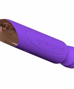 FAAK Purple Silicone & Rose Gold Rechargeable Wand Vibrator -Strap-On-Me® Shop unnamed file 884