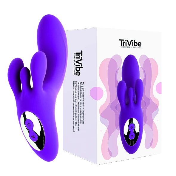 FeelzToys Feelz Toys – TriVibe G-Spot Vibrator With Clitoral & Labia Stimulation Purple 1 FeelzToys Feelz Toys – TriVibe G-Spot Vibrator With Clitoral & Labia Stimulation Purple