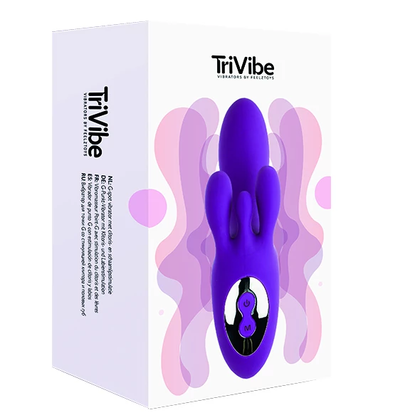 FeelzToys Feelz Toys – TriVibe G-Spot Vibrator With Clitoral & Labia Stimulation Purple 6 FeelzToys Feelz Toys – TriVibe G-Spot Vibrator With Clitoral & Labia Stimulation Purple - Image 6