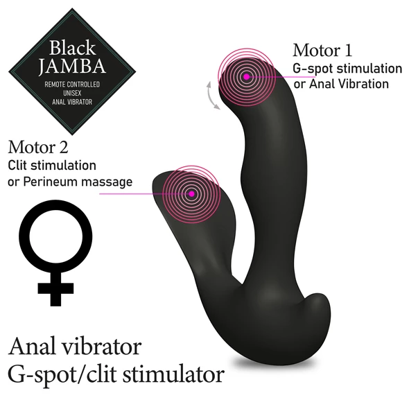 Prostate Massagers FeelzToys – Black Jamba Anal Vibrator 2 Prostate Massagers FeelzToys – Black Jamba Anal Vibrator - Image 2