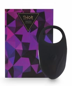 Best Couples Sex Toys FeelzToys – Thor Vibrating Black Cockring